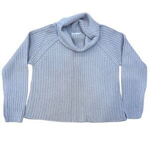 Jillian Harris X Privilege Light Grey Cowl Neck Long Sleeve Sweater-Size Small
